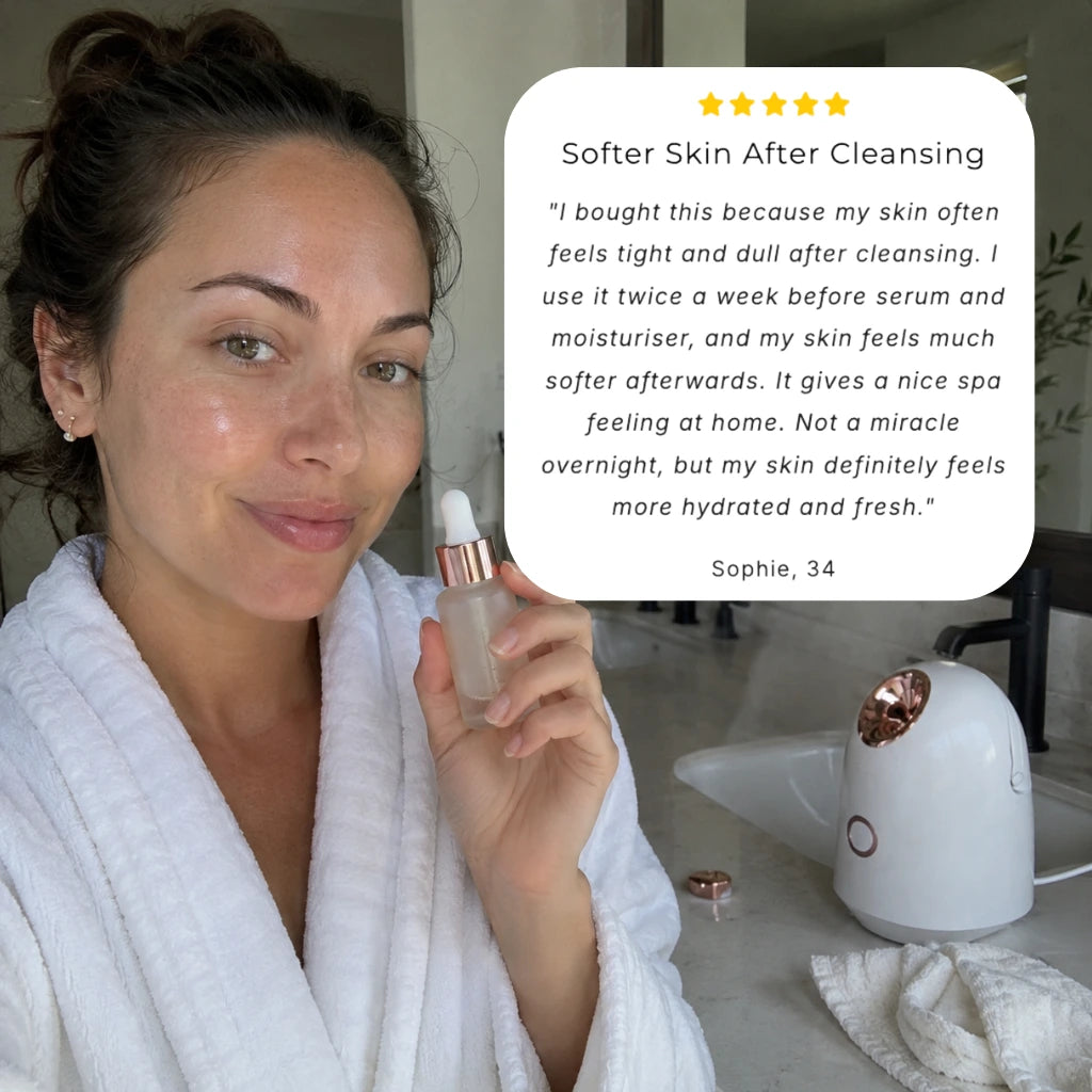Face Steamer | Warm Mist Facial for Hydration & Glow