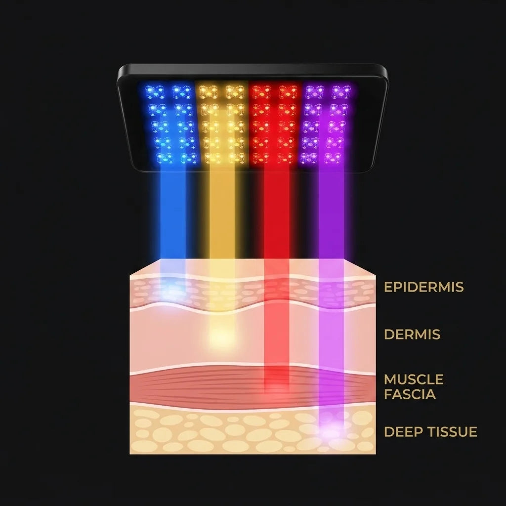 Red Light Therapy Panel – Red & Near-Infrared LED Device for Skin & Recovery