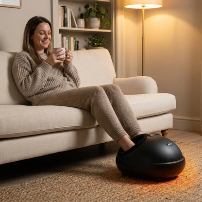 Shiatsu Foot Massager – Deep Kneading, Air Compression & Heat for Tired Feet