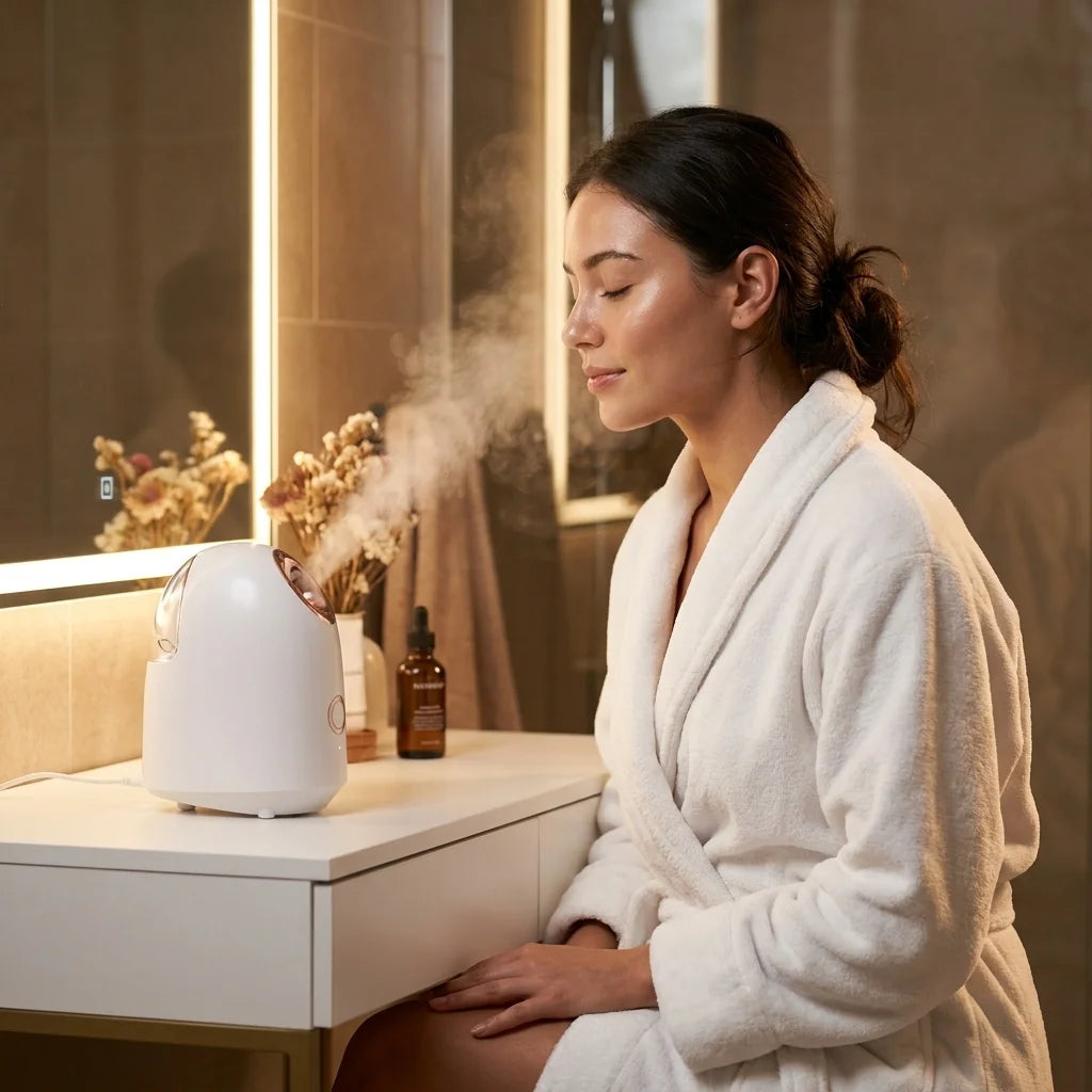 Face Steamer | Warm Mist Facial for Hydration & Glow
