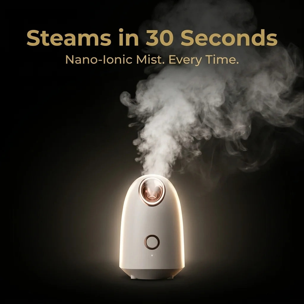 Face Steamer | Warm Mist Facial for Hydration & Glow